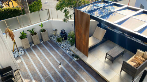 沼津市「寛ぐ、楽しむ、眺める。」リゾートホテルのラウンジのような空間にリフォーム