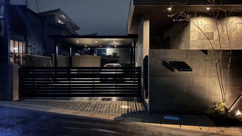 沼津市外構「ラグジュアリーモダンエクステリア」