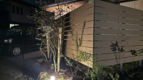 裾野市外構「トライアングルガーデン」