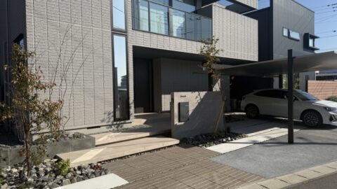 裾野市外構「シンプルモダンエクステリア」